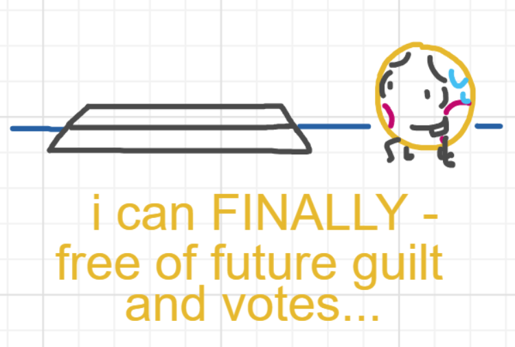 A panel from What's The Point, episode five of the Board Boards object show by Furretwalk/WalkingFurret.